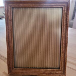 Vintage 90s Solid Wood Oak 8x10 Photo Picture Frame Country Cottage Farmhouse
